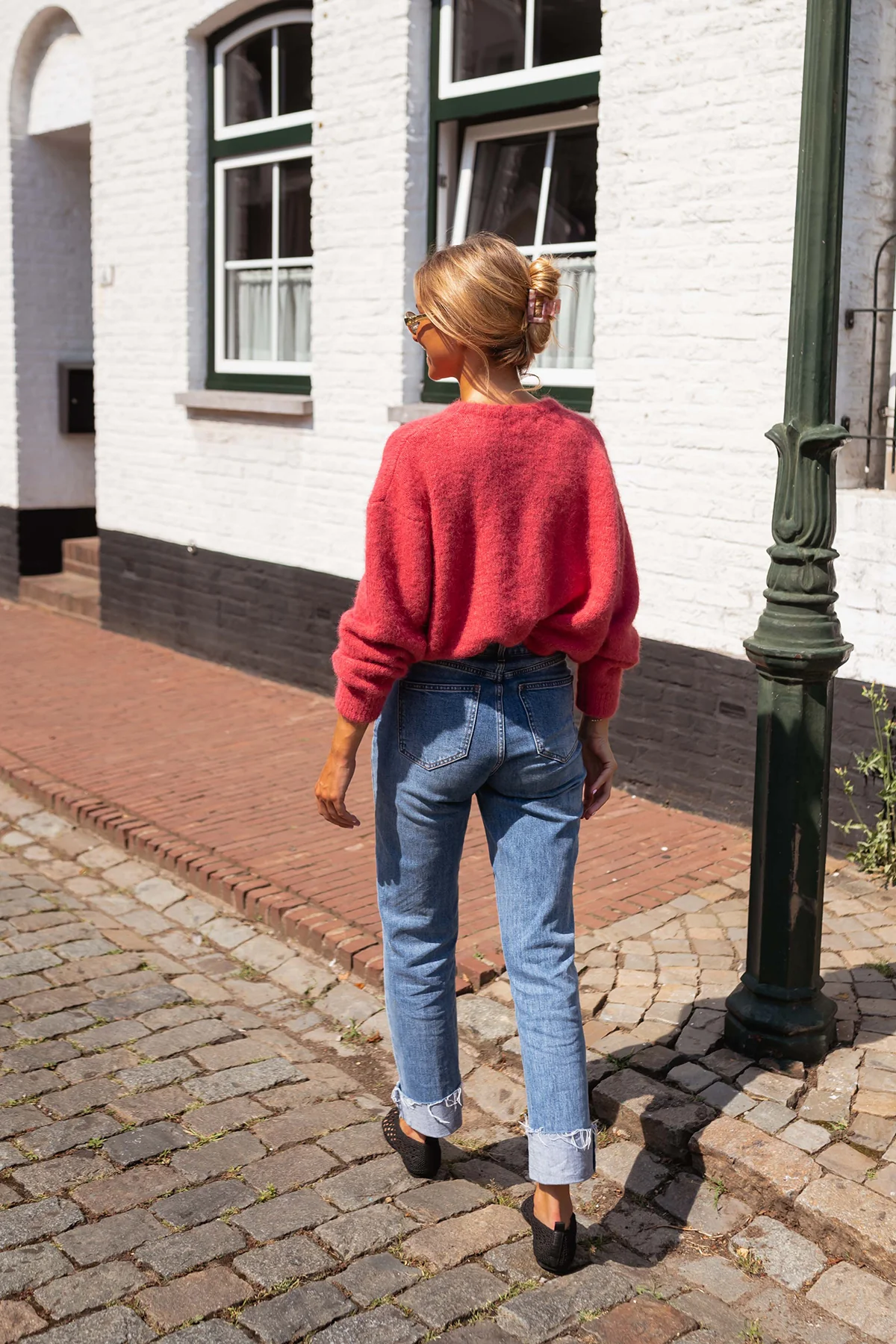 Raspberry Harris Cardigan - Image 4