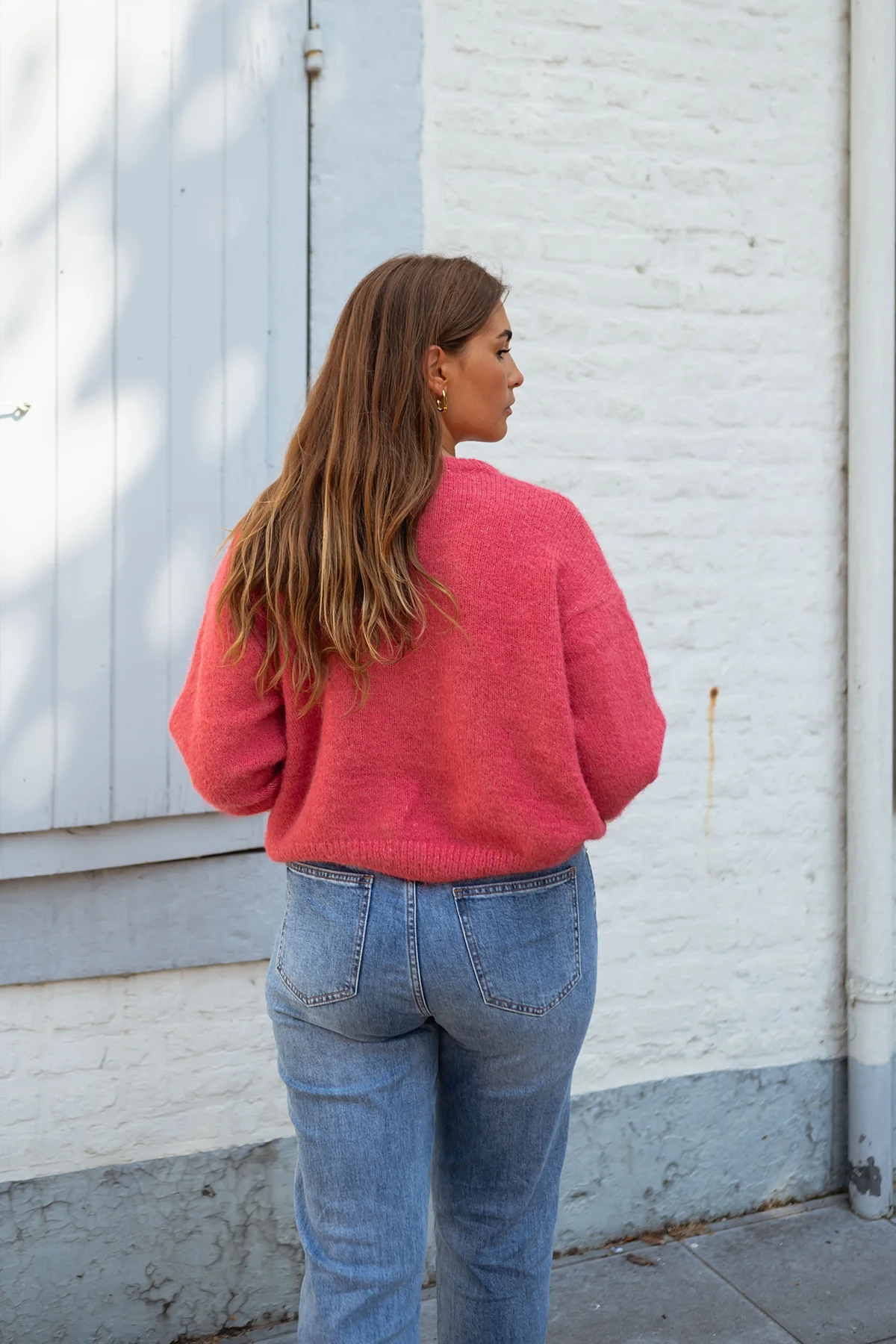 Raspberry Harris Cardigan - Image 6