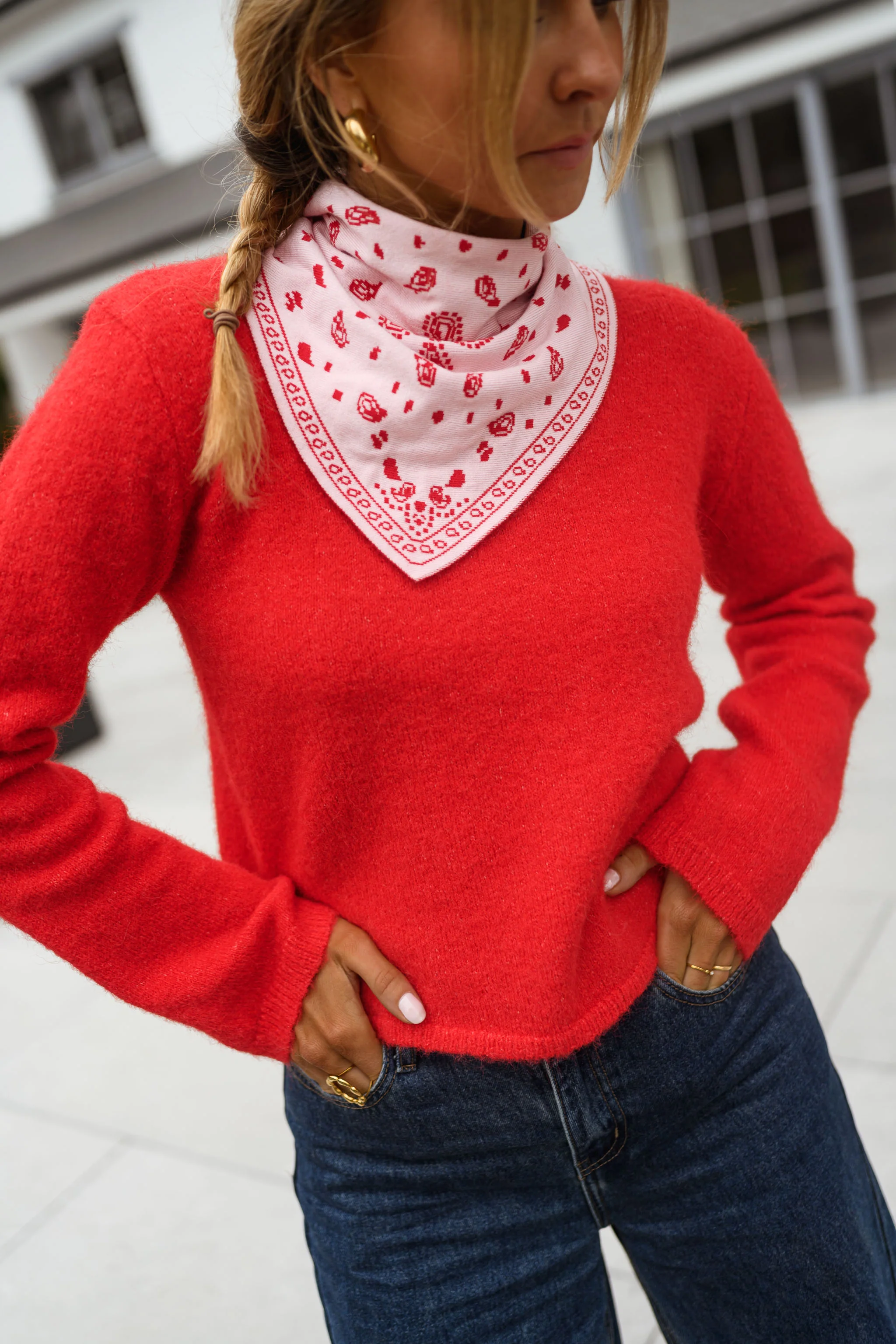 Red Adel Sweater - Image 6