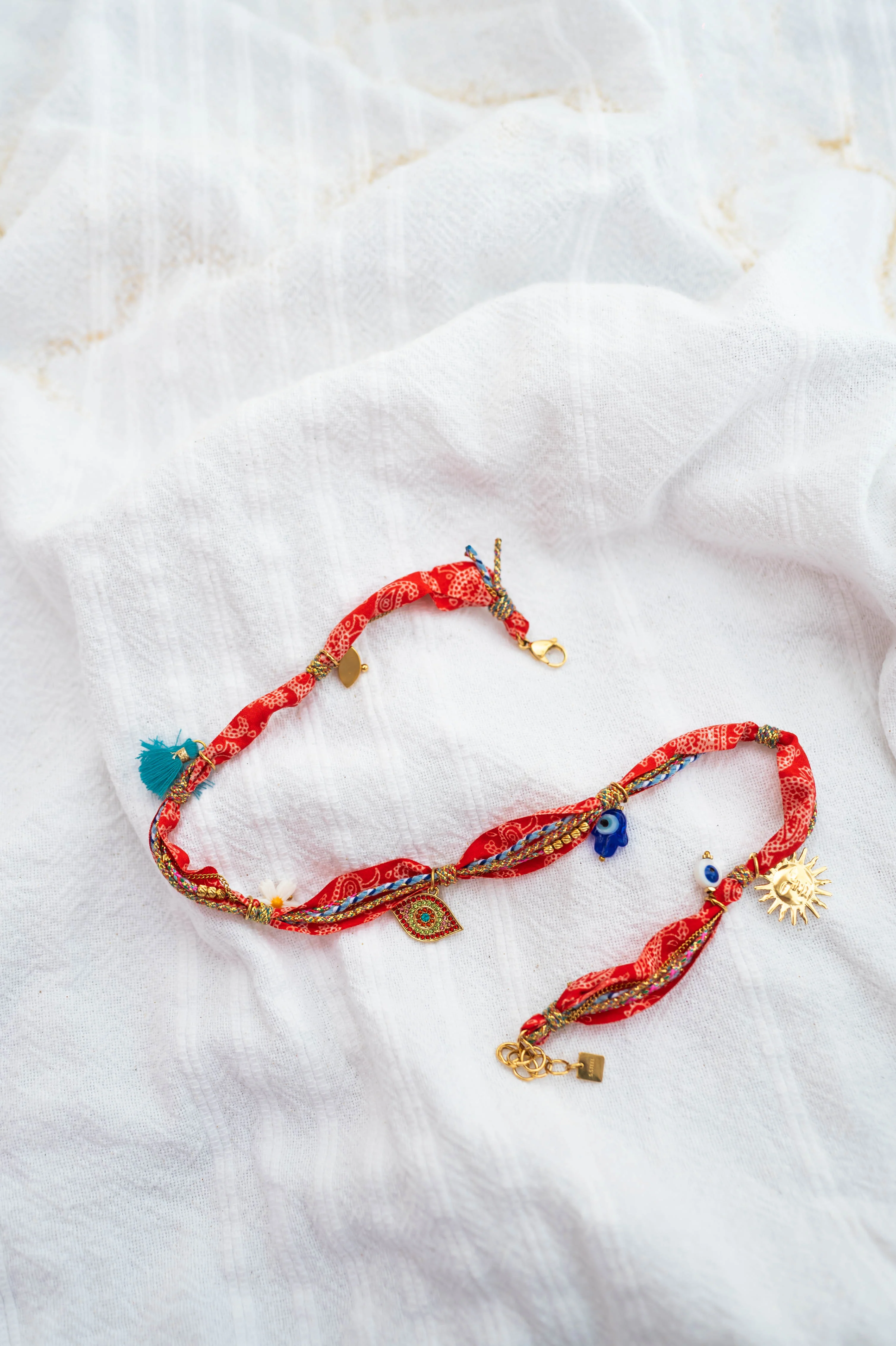 Red and Golden Louny Bracelet - Image 2