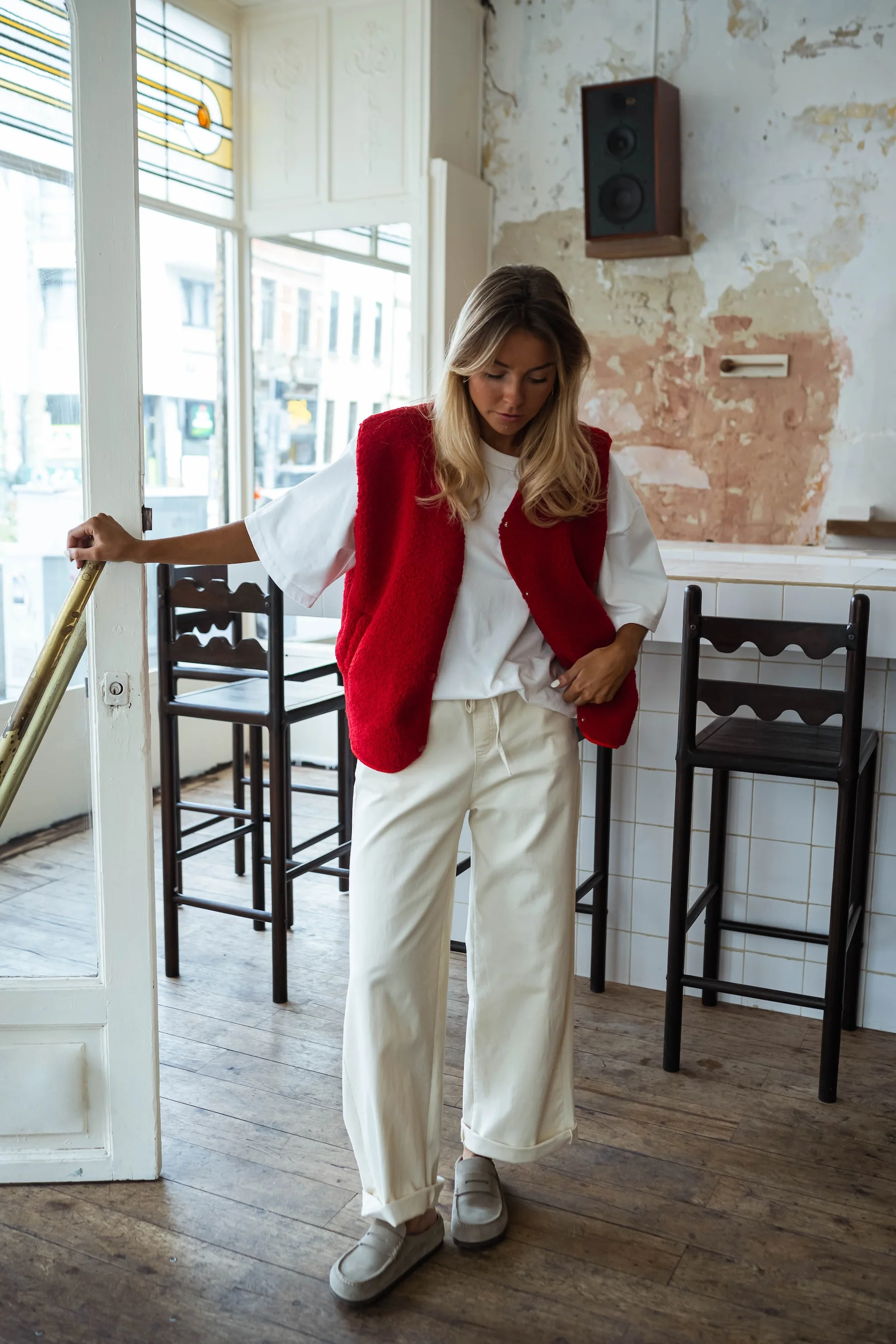 Red Kara Vest - Image 17