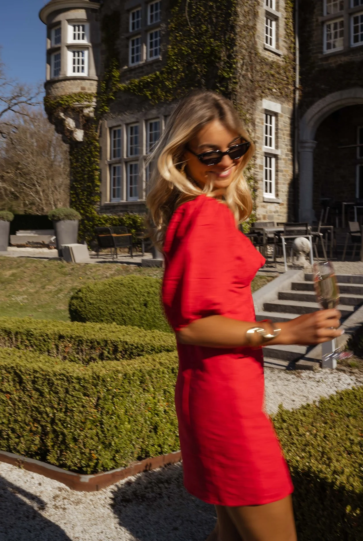 Red Mia Dress - Image 2