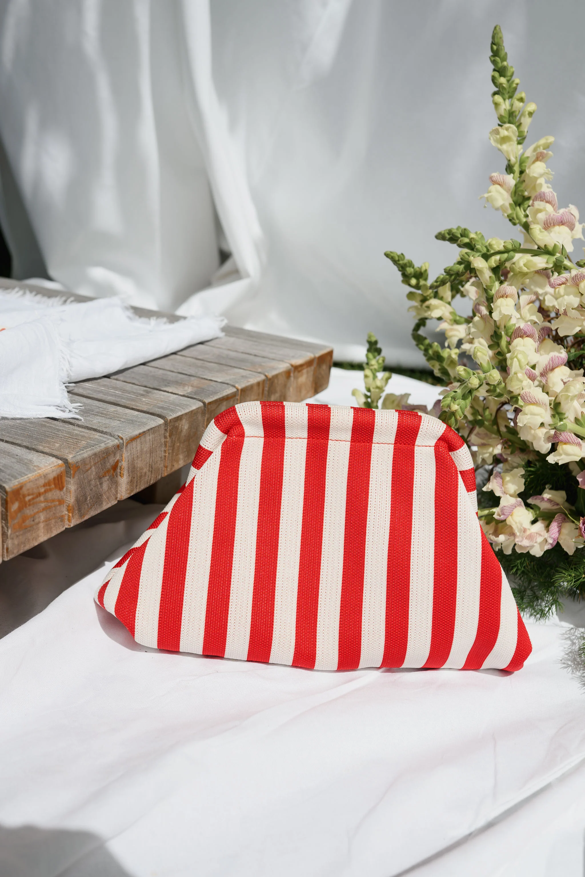 Red Striped Arabella Bag - Image 3