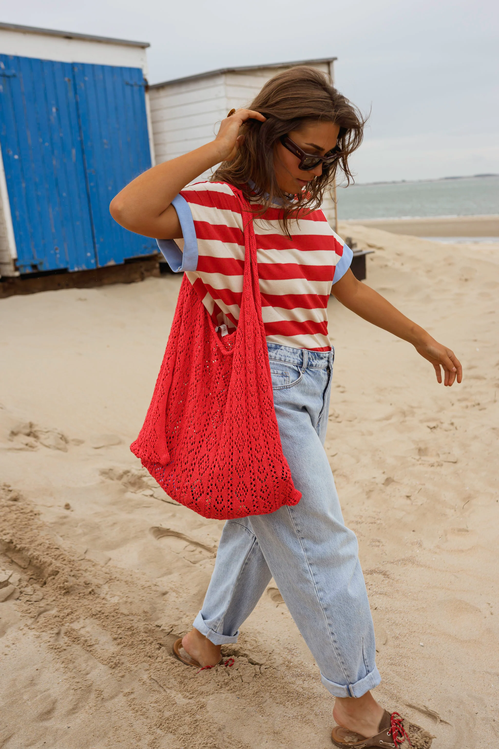 Red Striped Lilian T-Shirt - Image 9