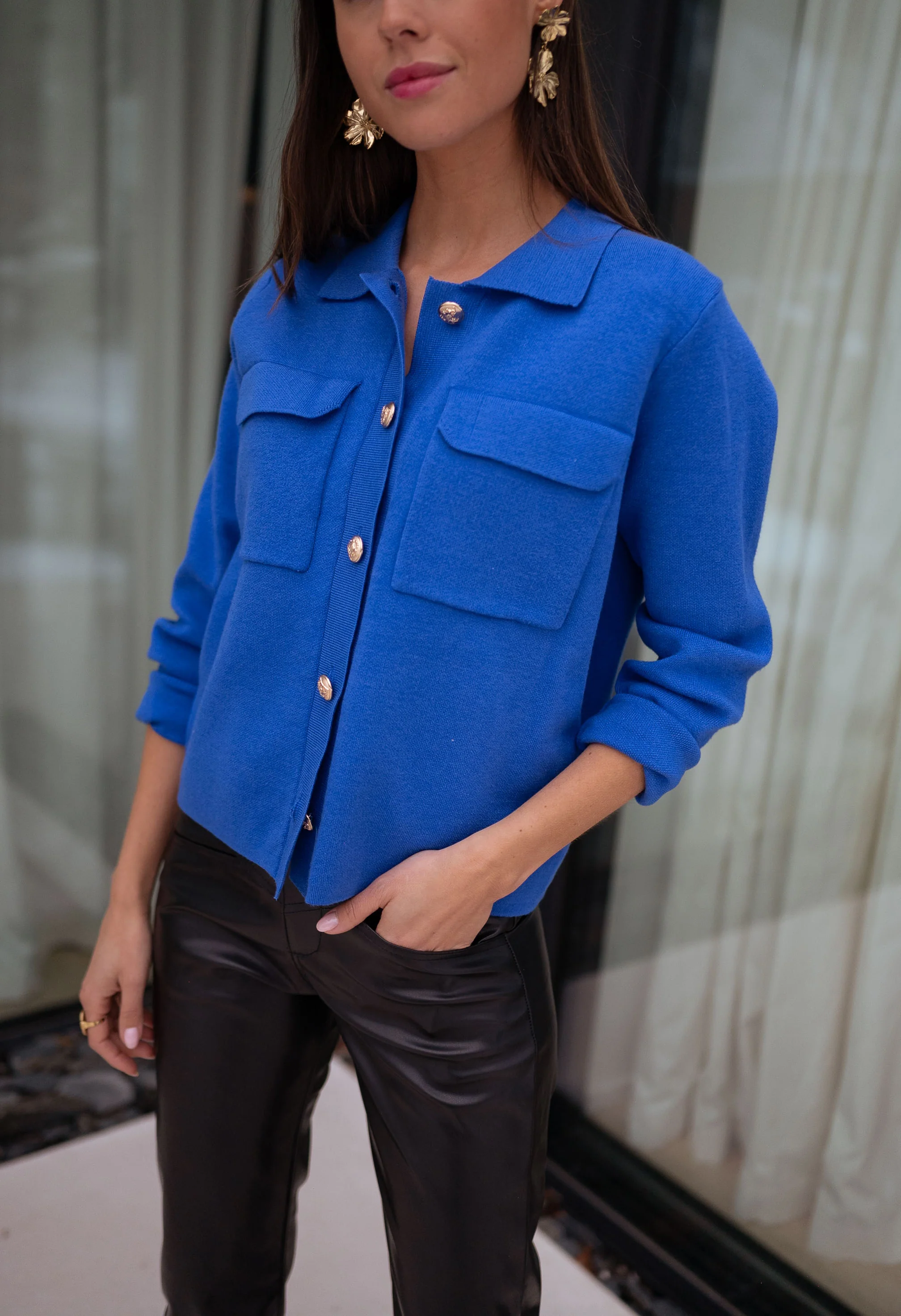 Royal Blue Fika Cardigan - Image 8