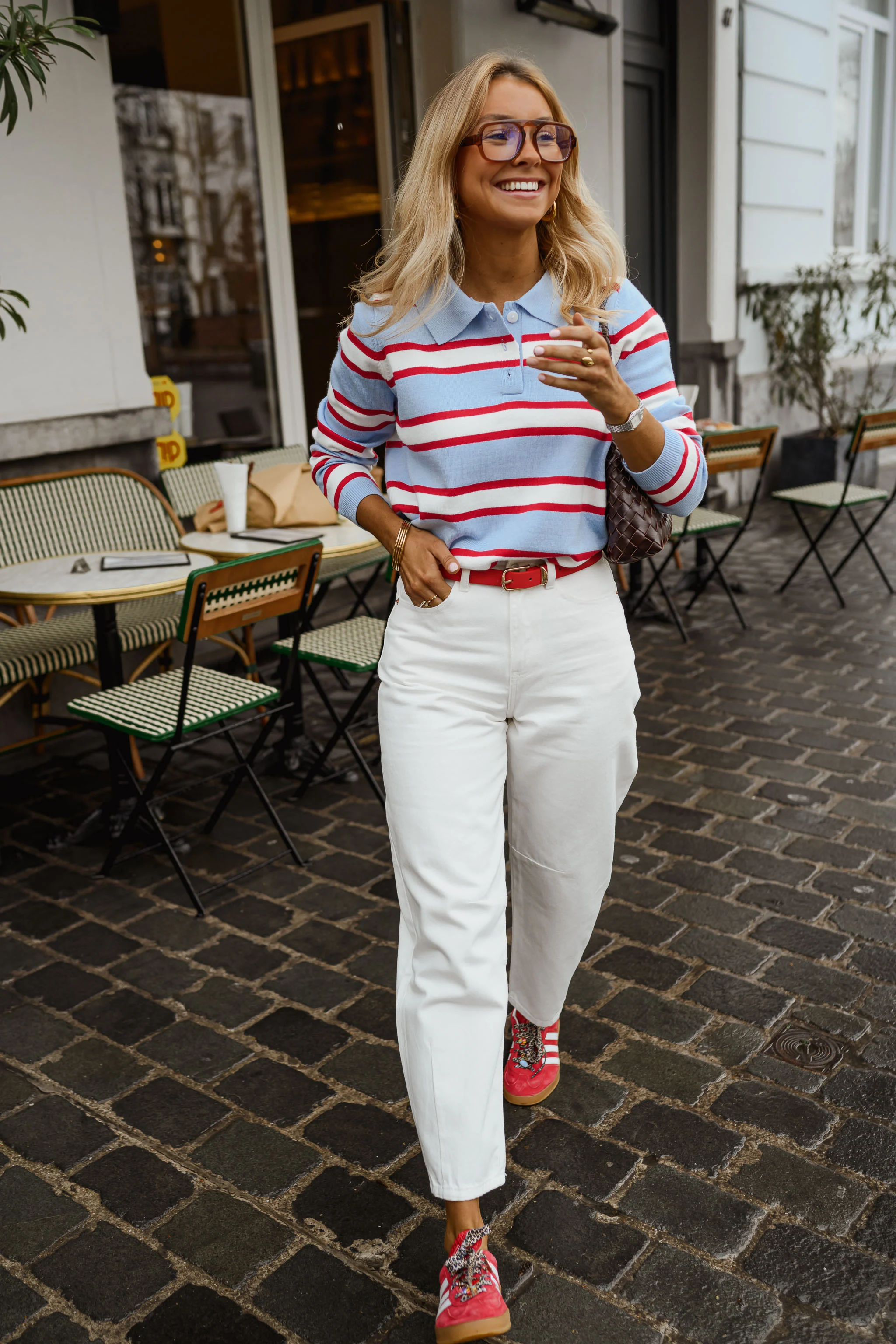 Sky Blue Striped Neva Polo - Image 12