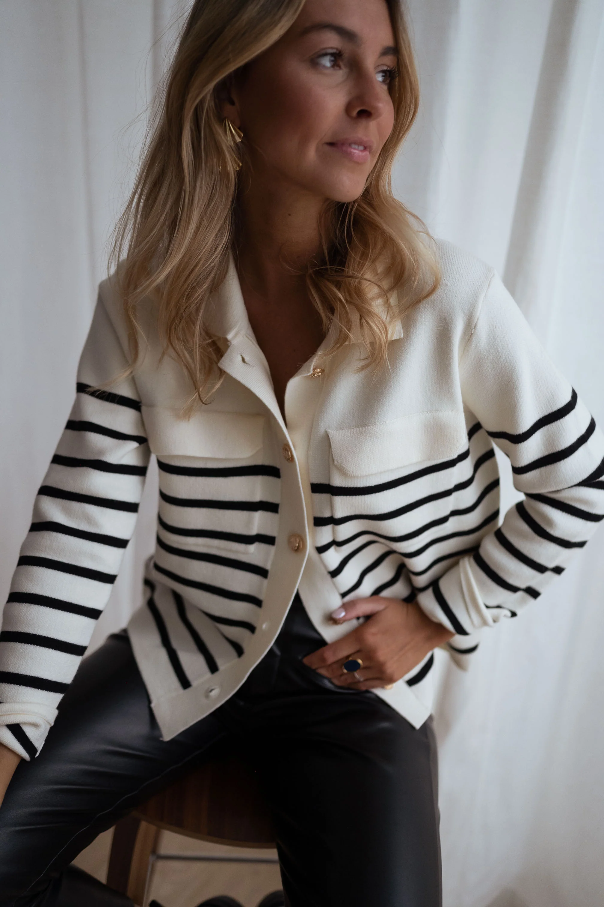 Striped Danie Cardigan - Image 4