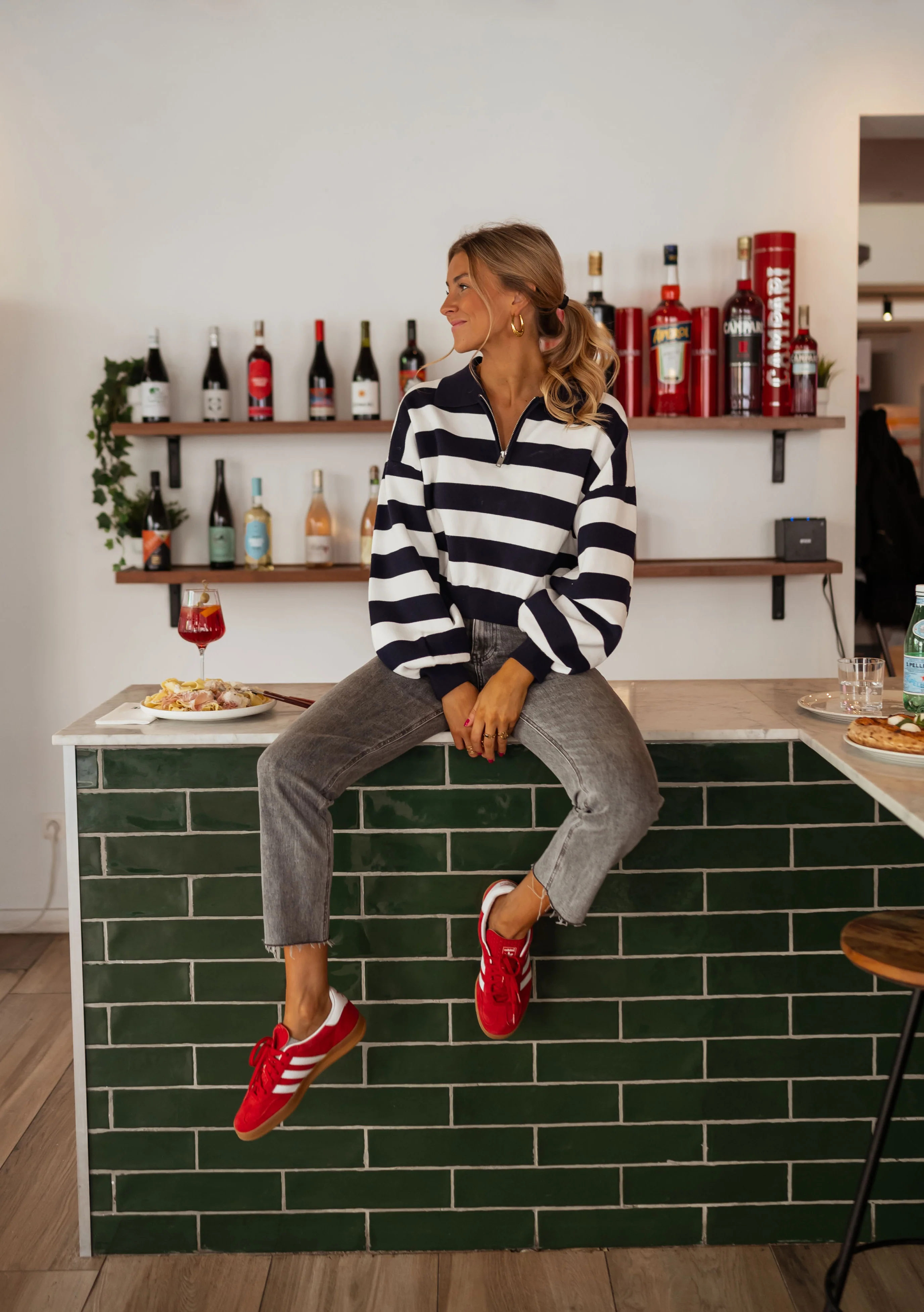 Striped Elise Sweater - Image 2