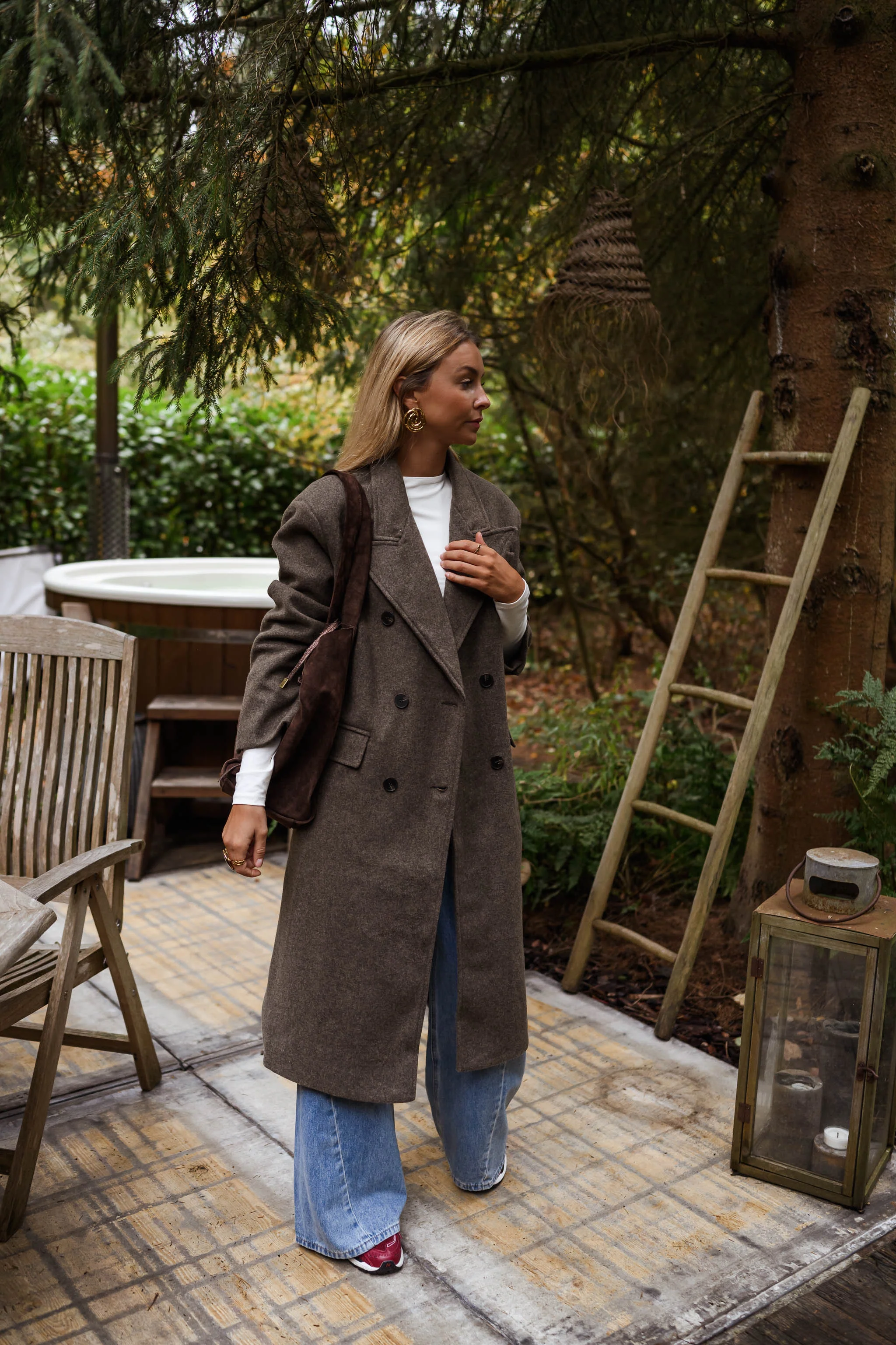 Taupe Blake Coat - Image 5