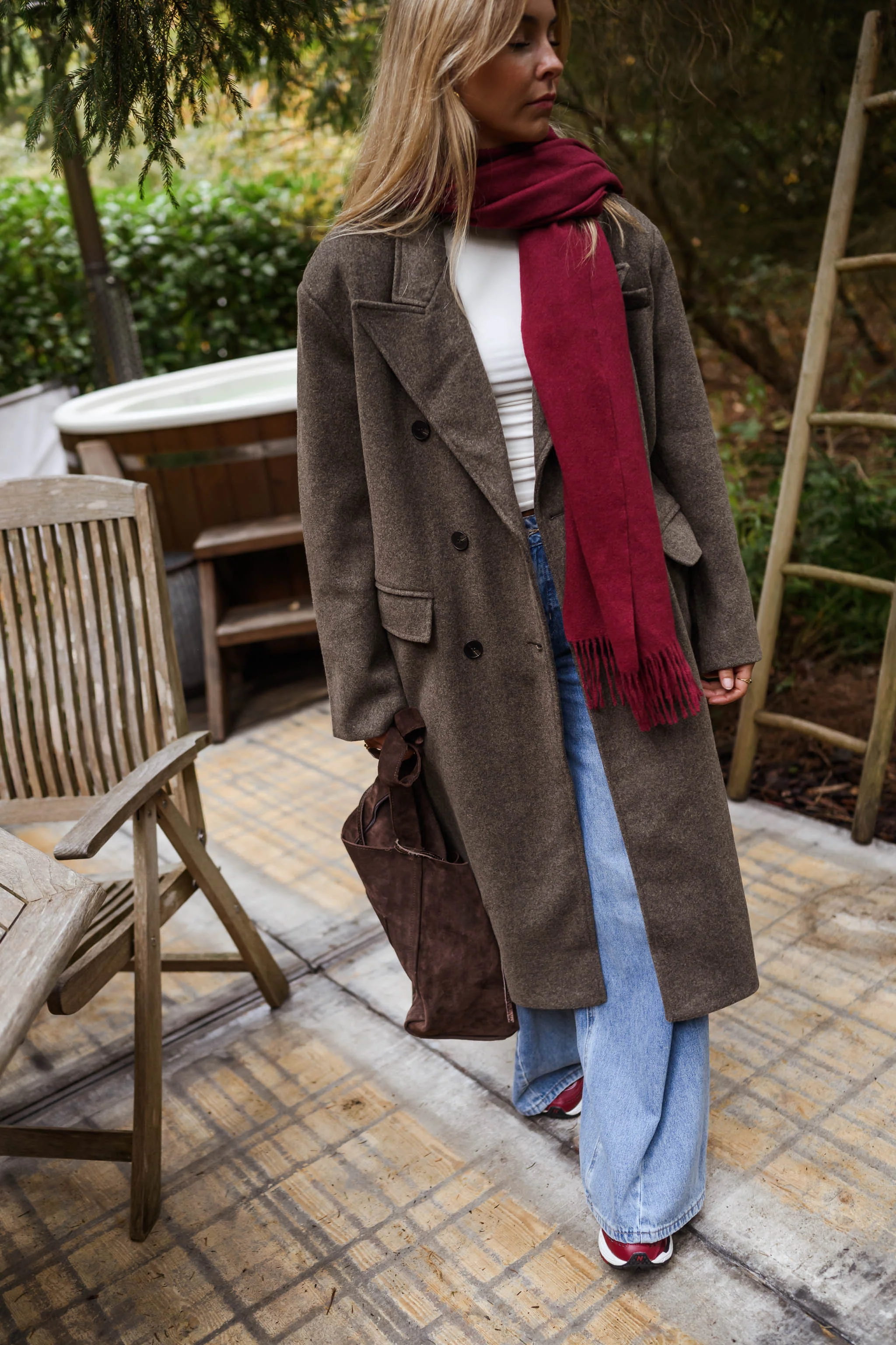 Taupe Blake Coat - Image 8