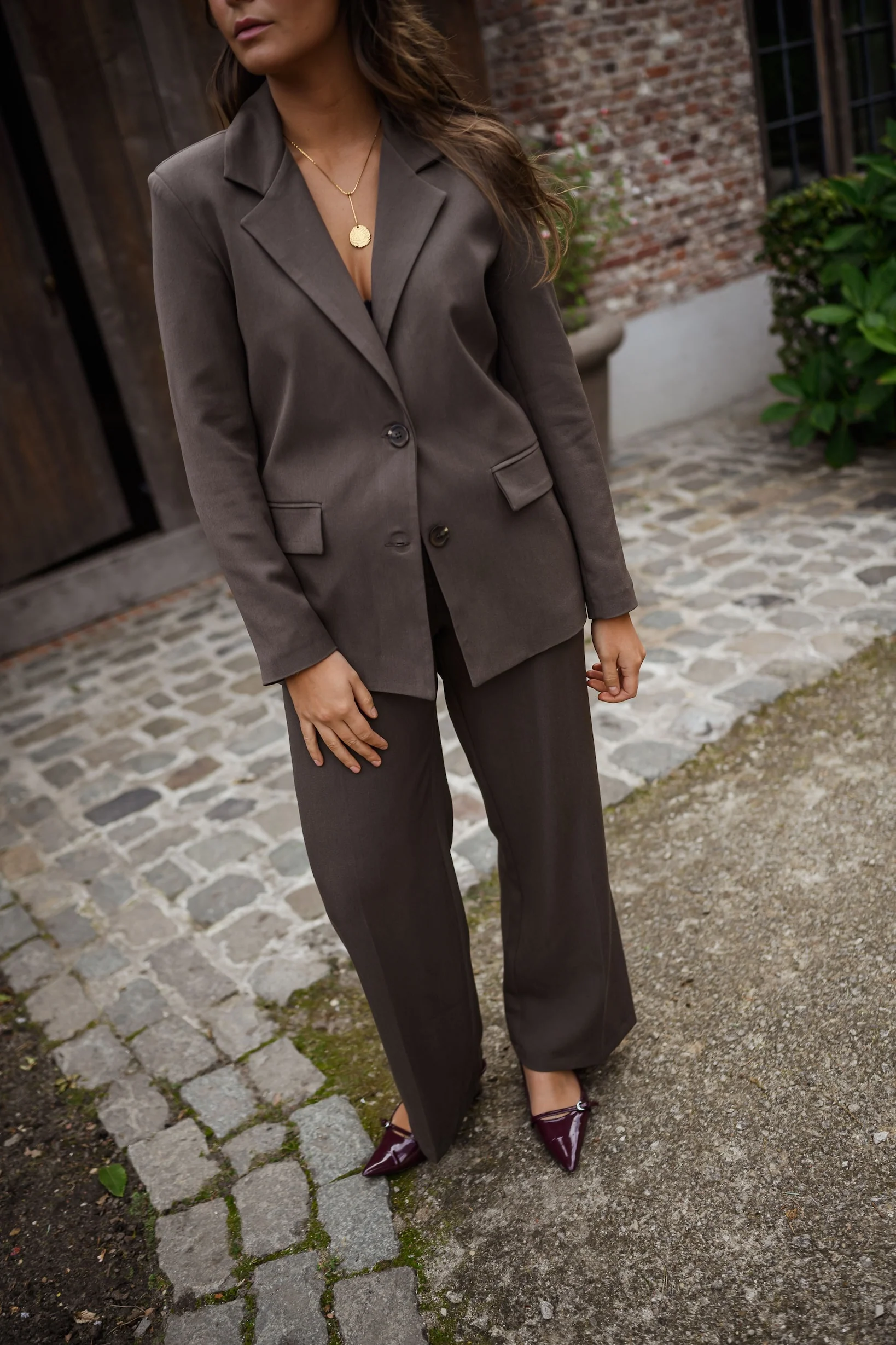 Taupe Bossy Blazer - Image 4