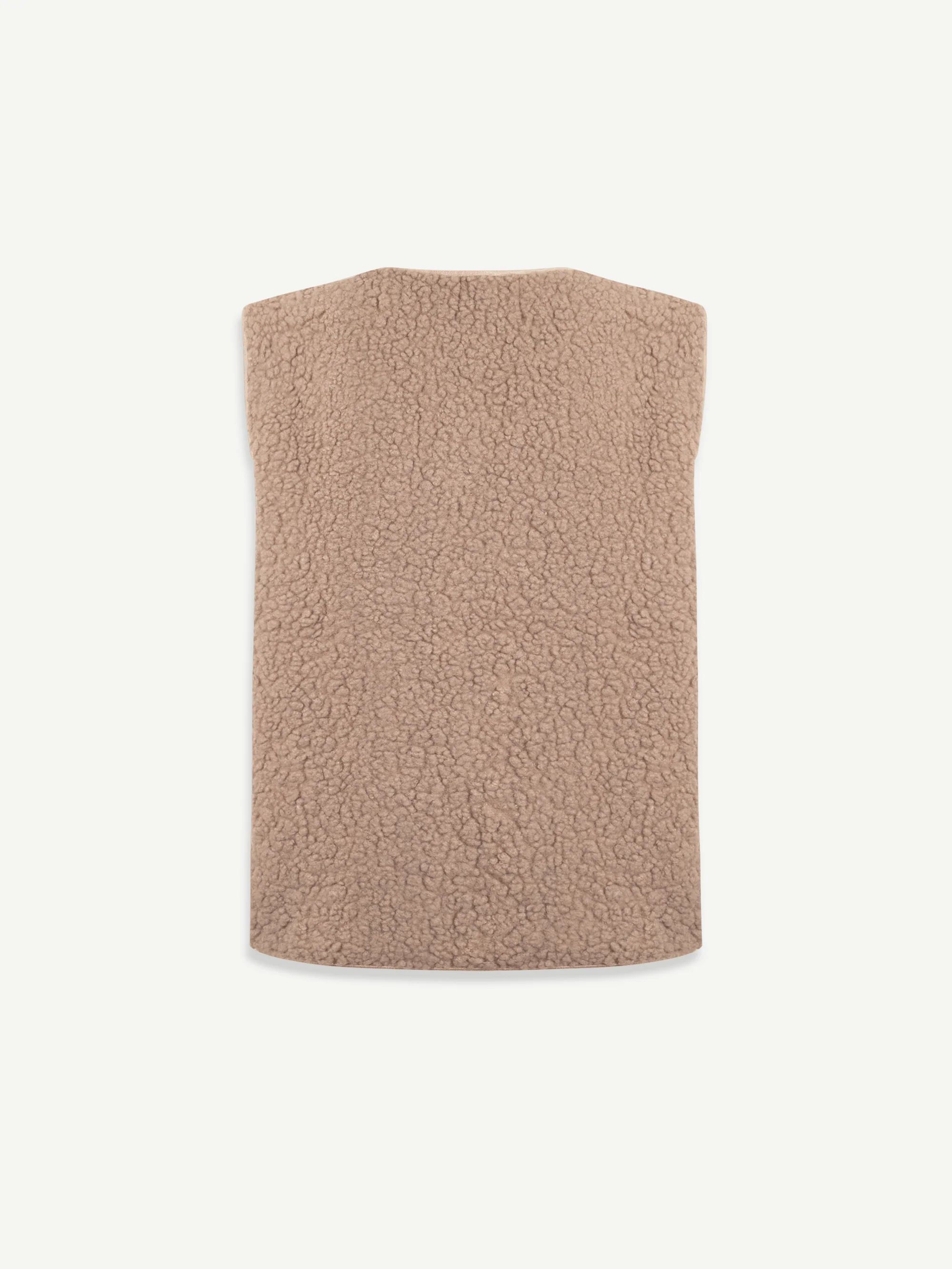 Taupe Ghislain Sleeveless Cardigan - Image 9
