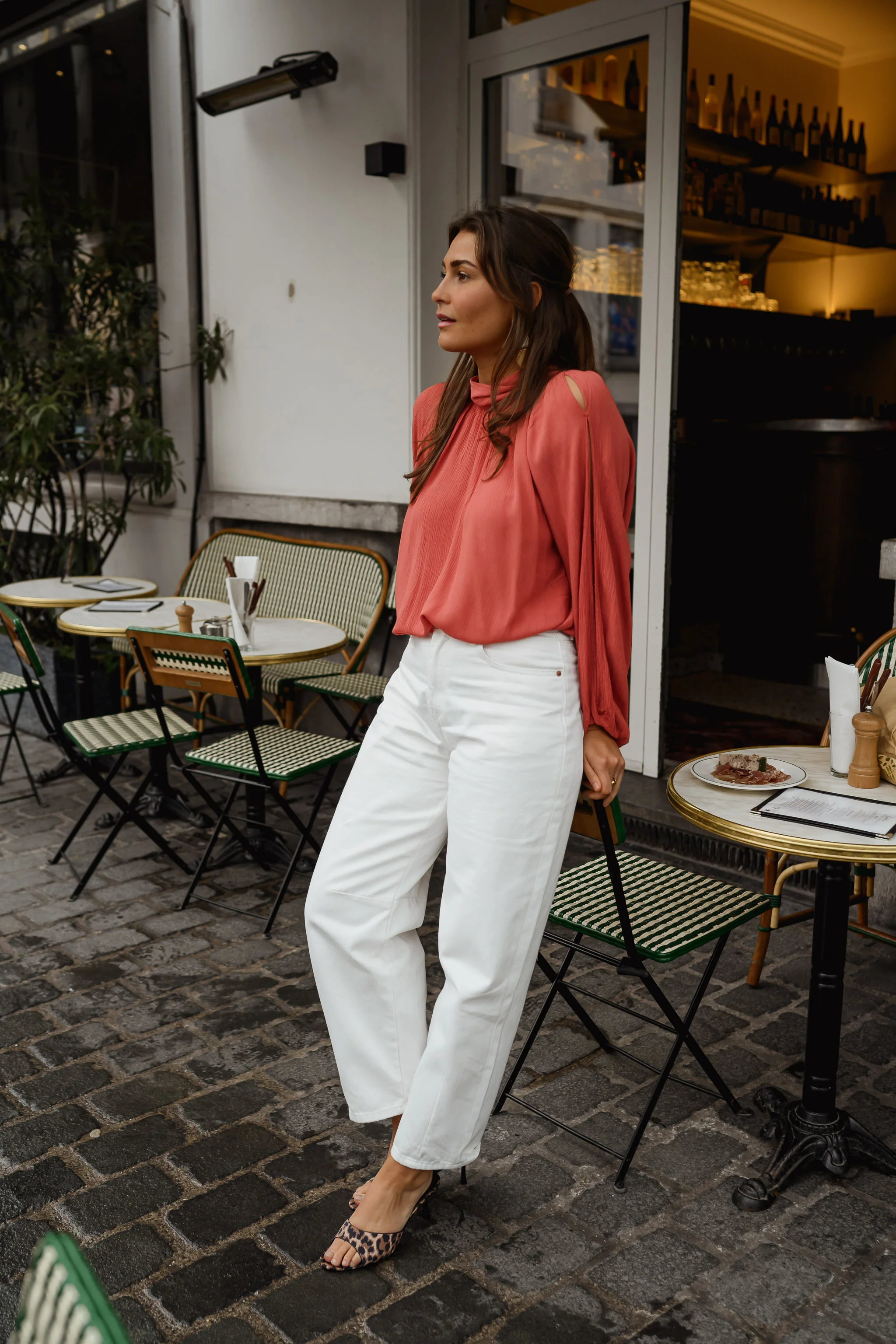 Terracotta Belly Blouse - Image 6