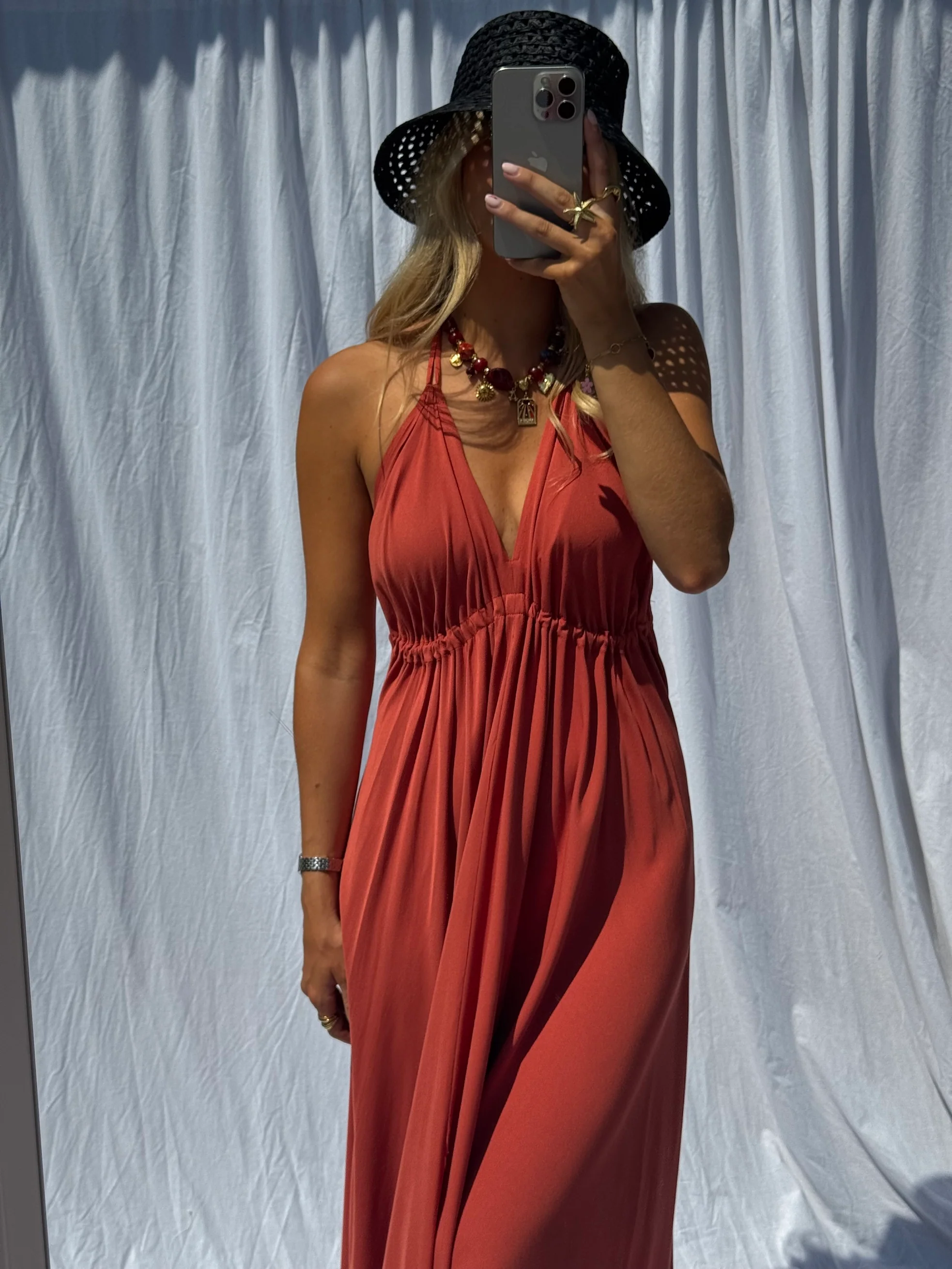Terracotta Salia Dress - Image 13