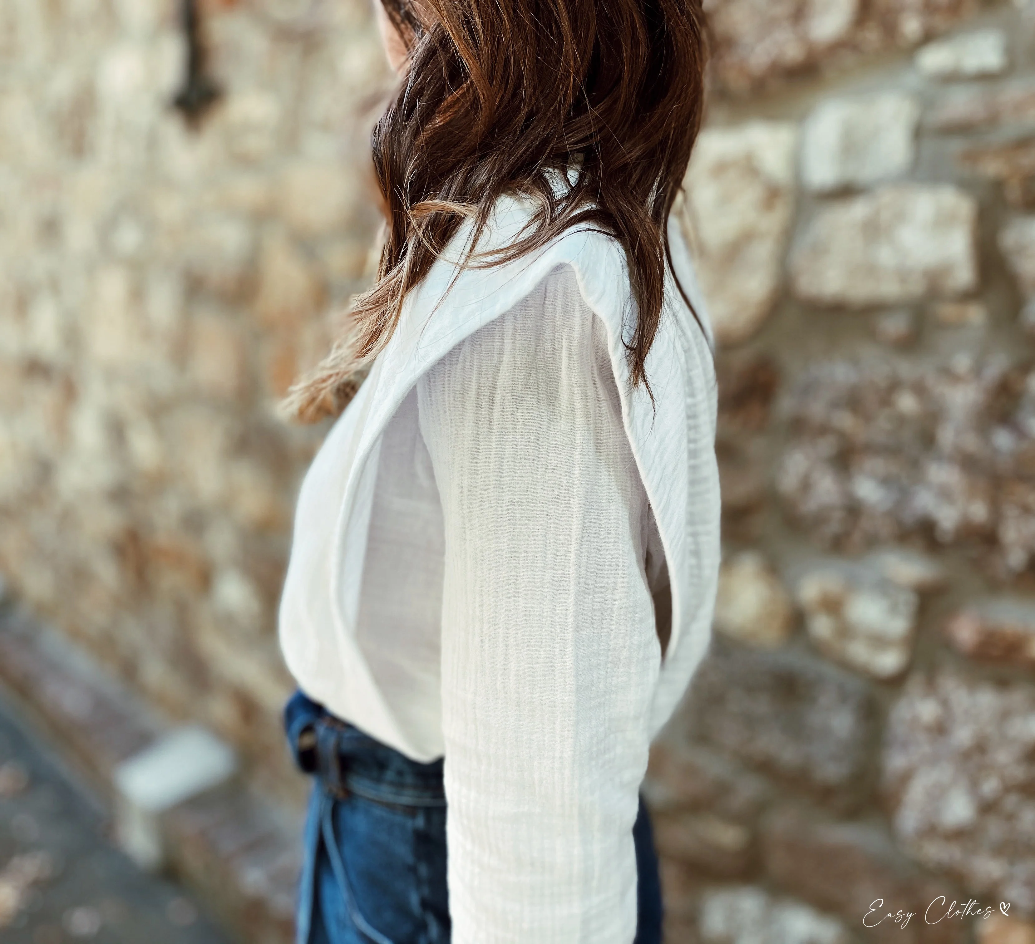 White Athea Blouse - Image 3