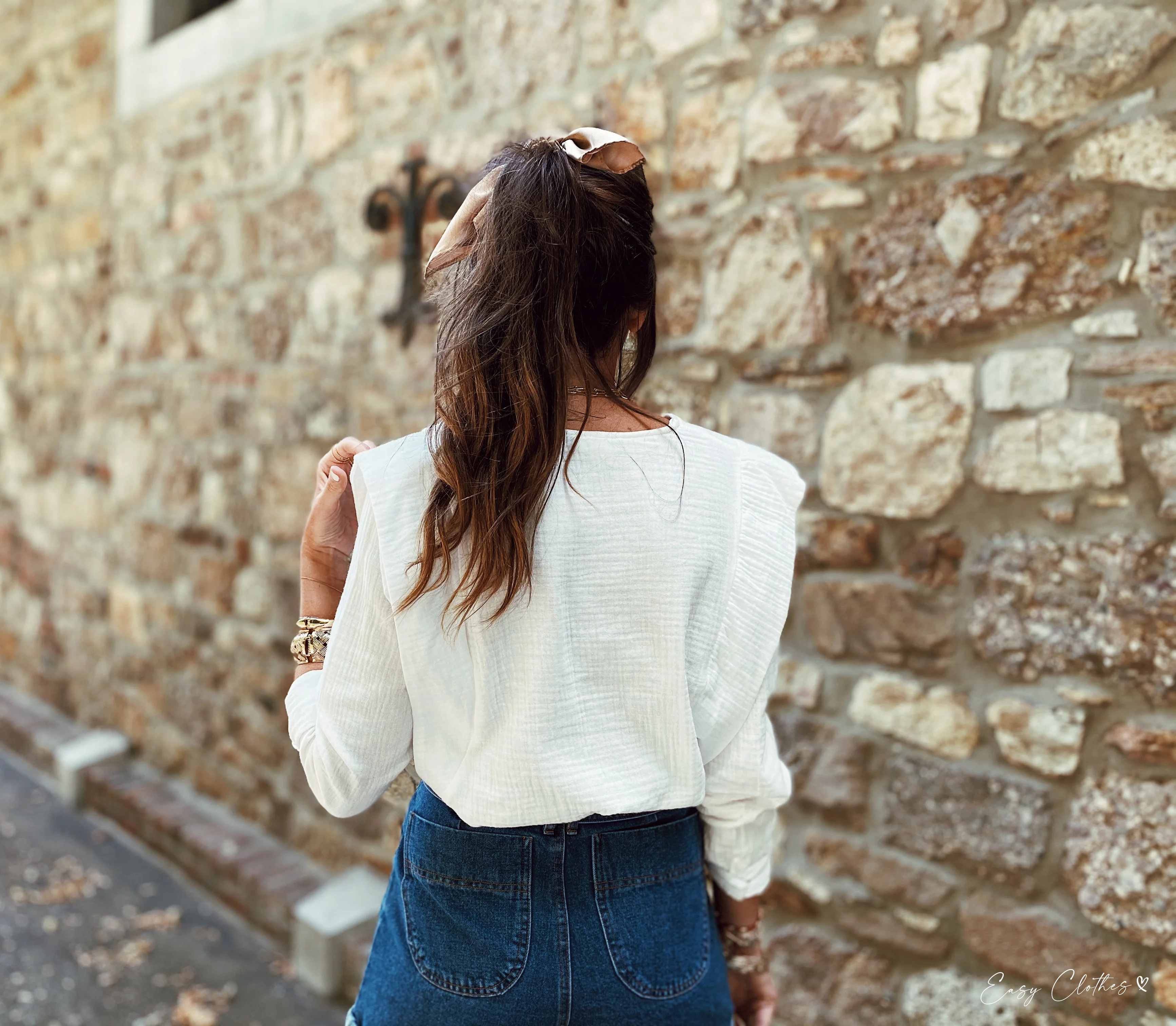 White Athea Blouse - Image 5