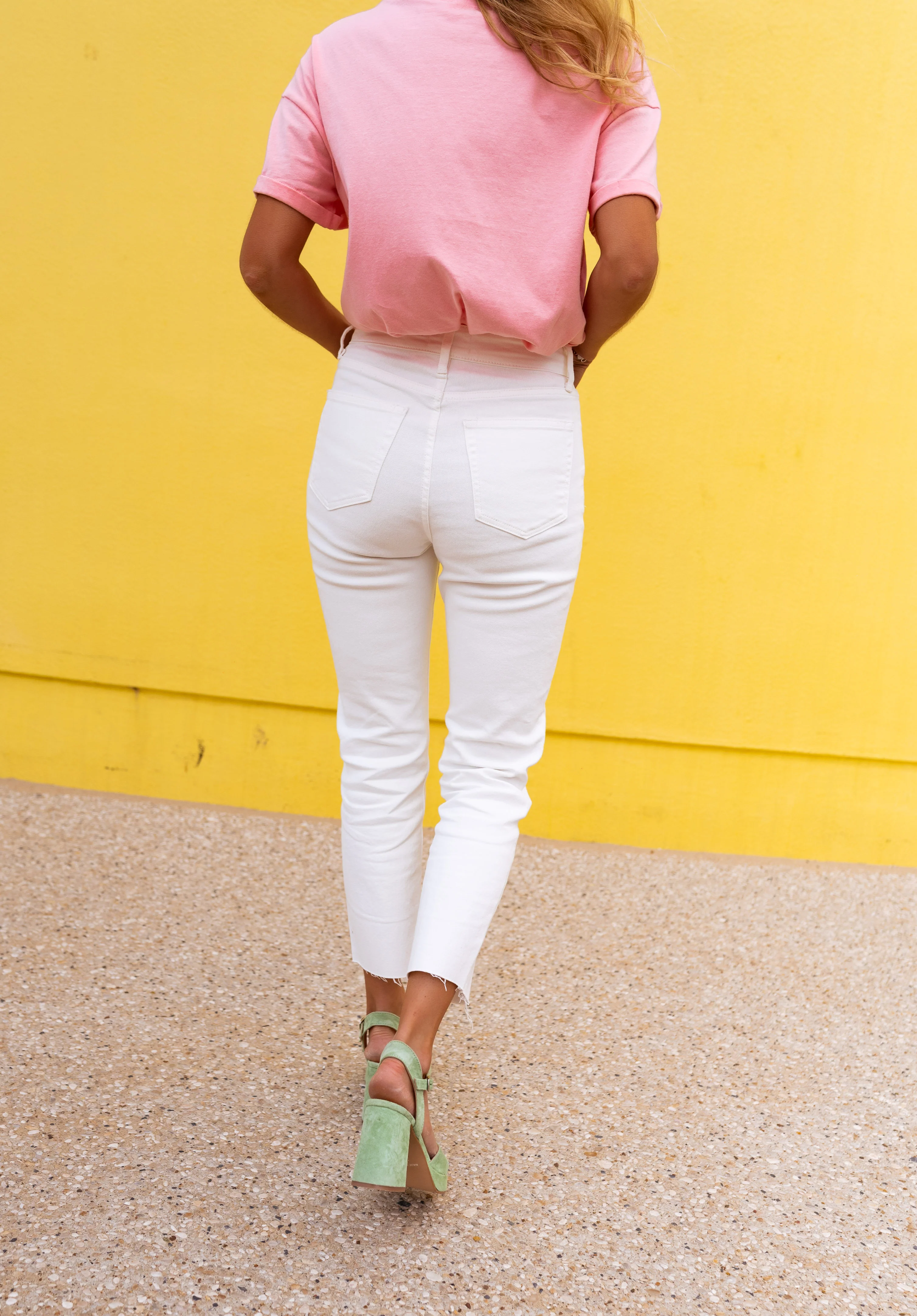 White Baptiste Jeans - Image 2