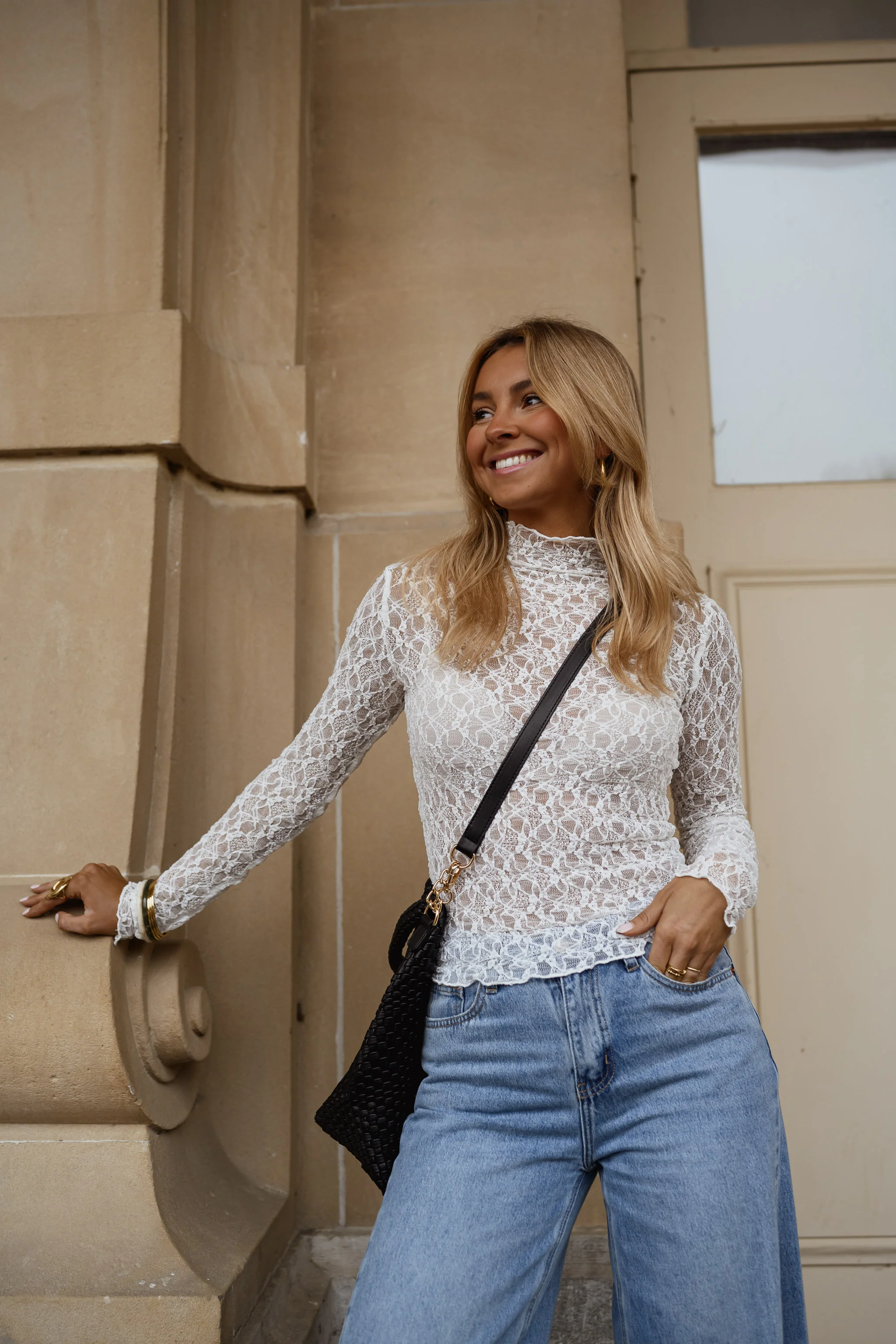 White Francine Blouse - Image 12