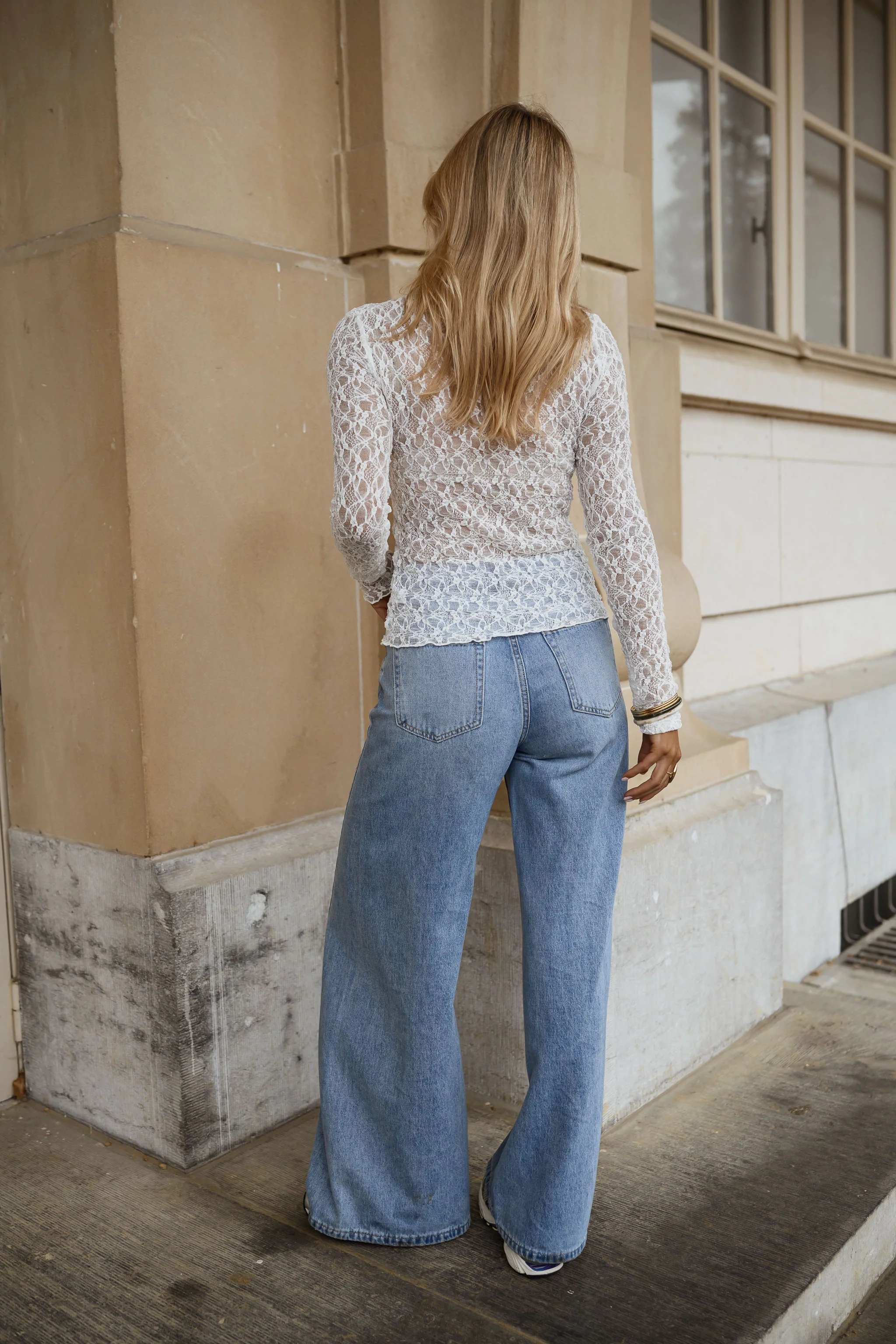 White Francine Blouse - Image 7