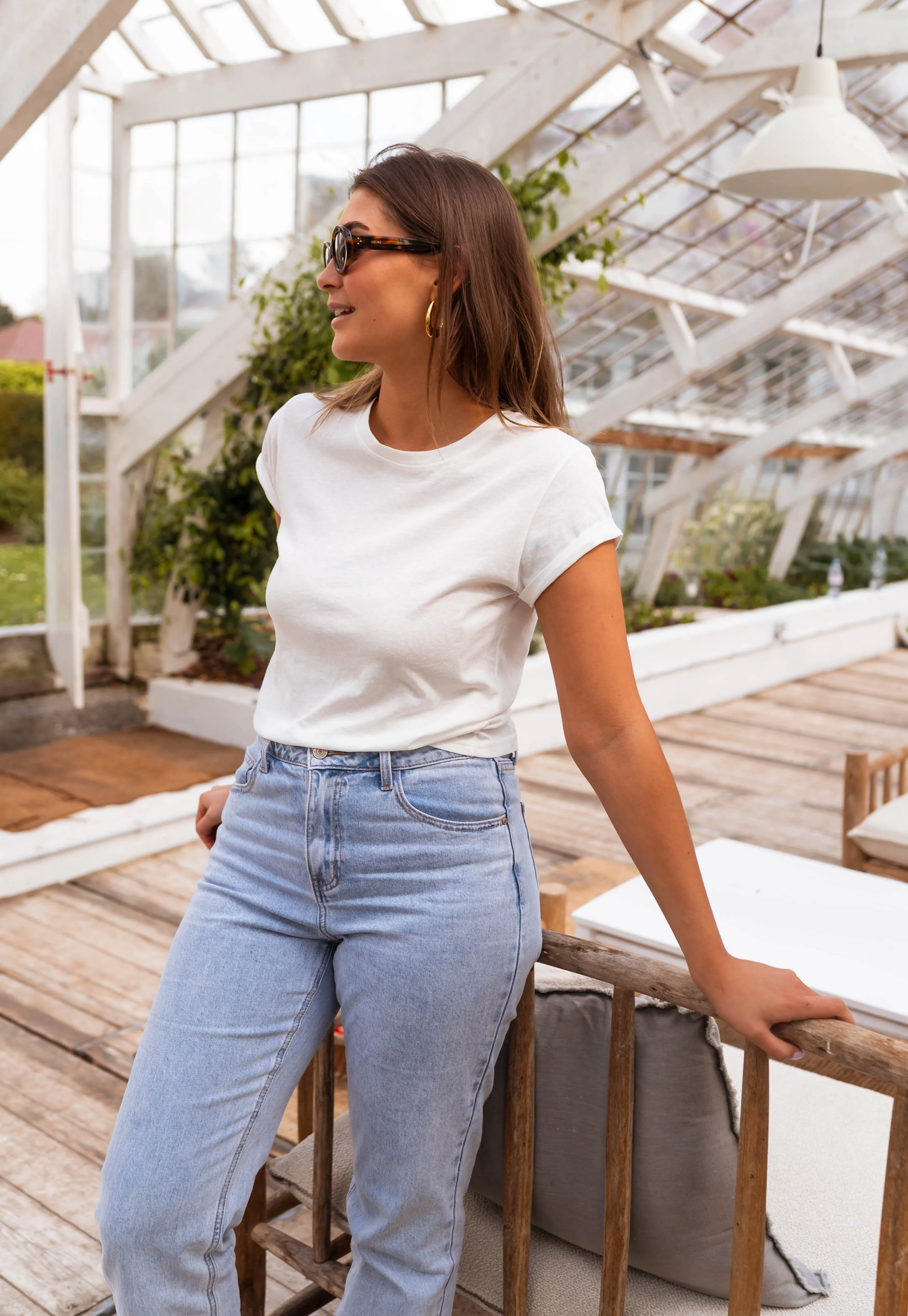 White Lauren T-Shirt - Image 7