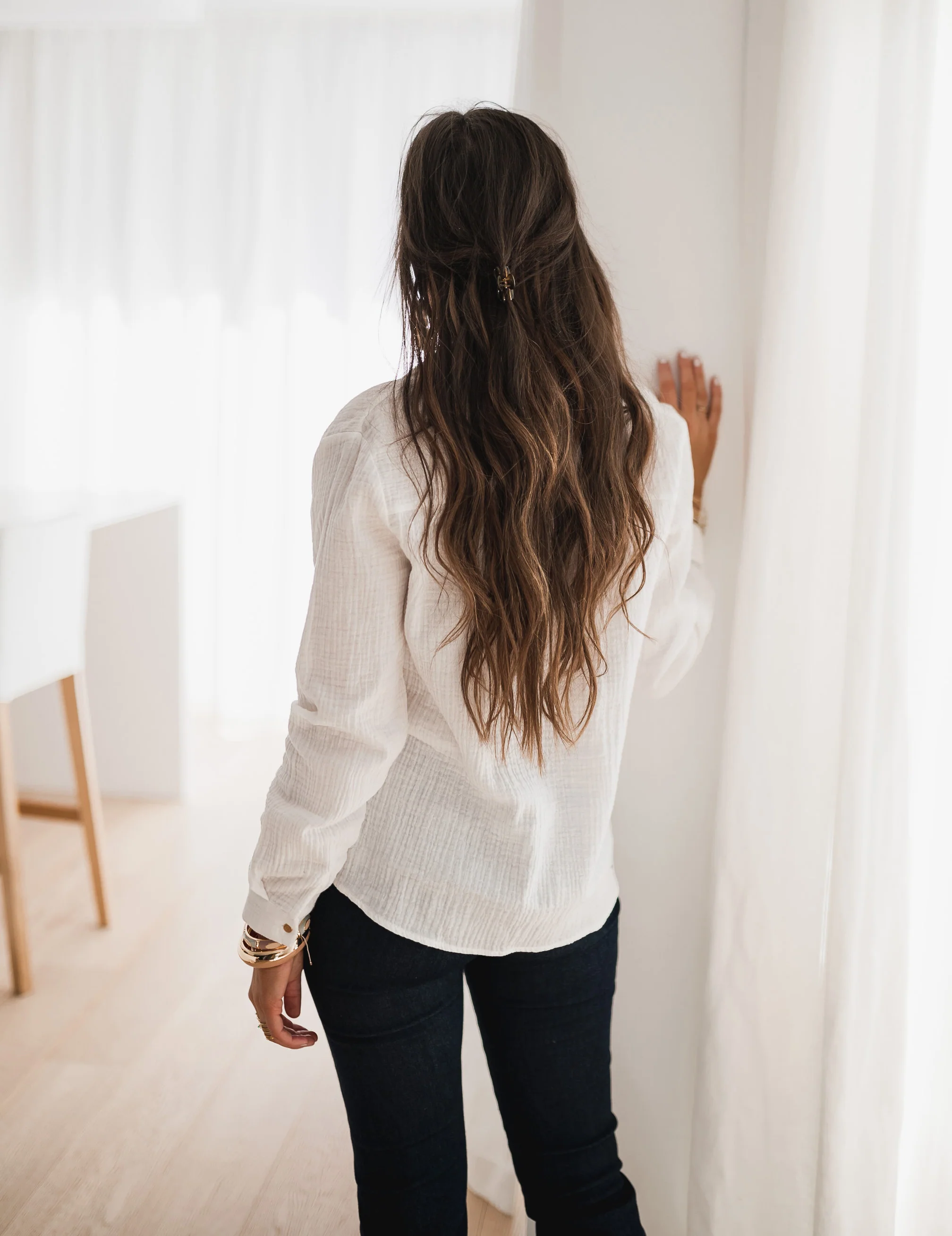 White Lutece Blouse - Image 3