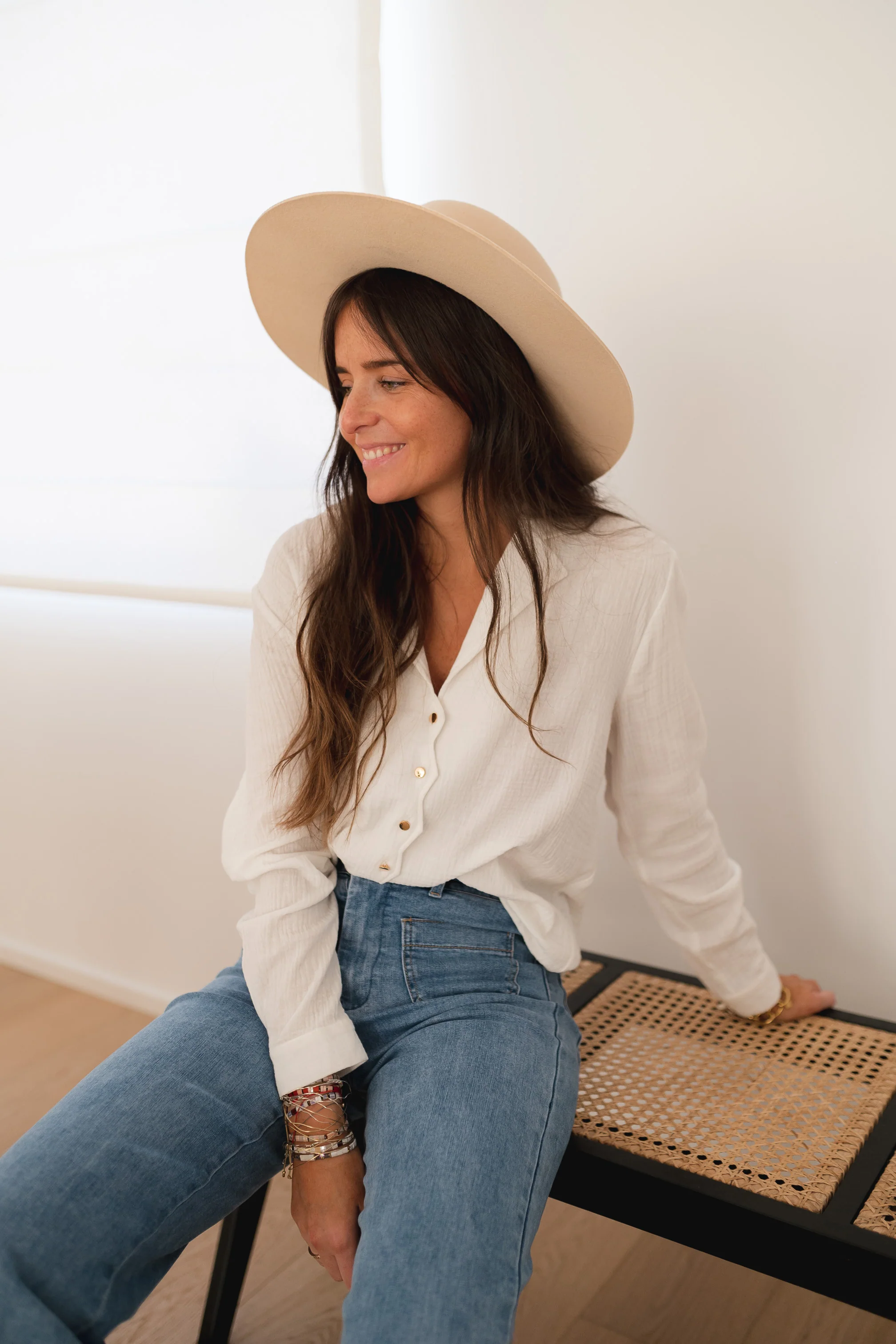 White Lutece Blouse - Image 4