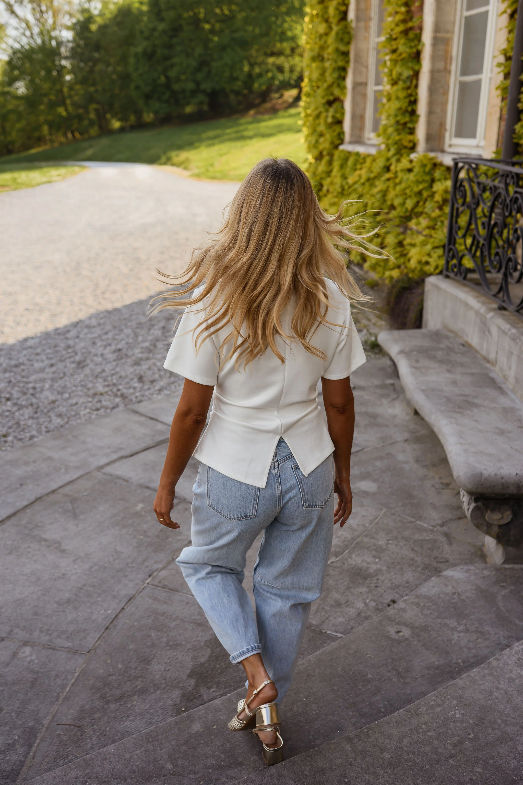 White Mila T-Shirt - Image 7