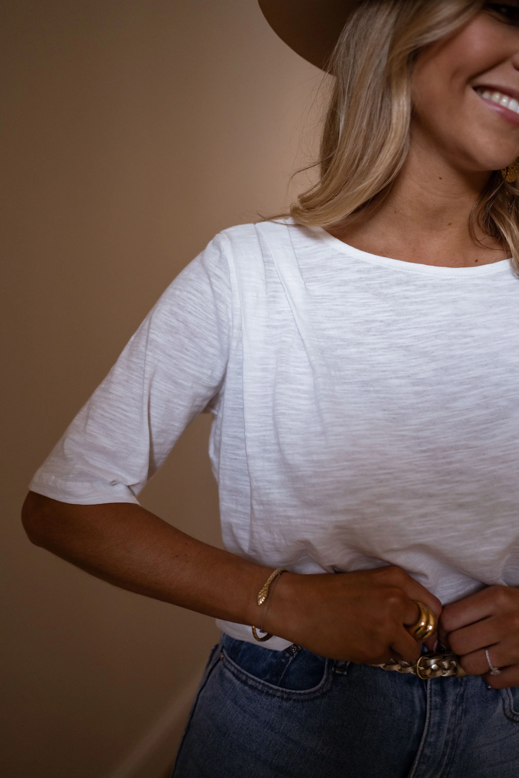 White Nola T-Shirt - Image 7