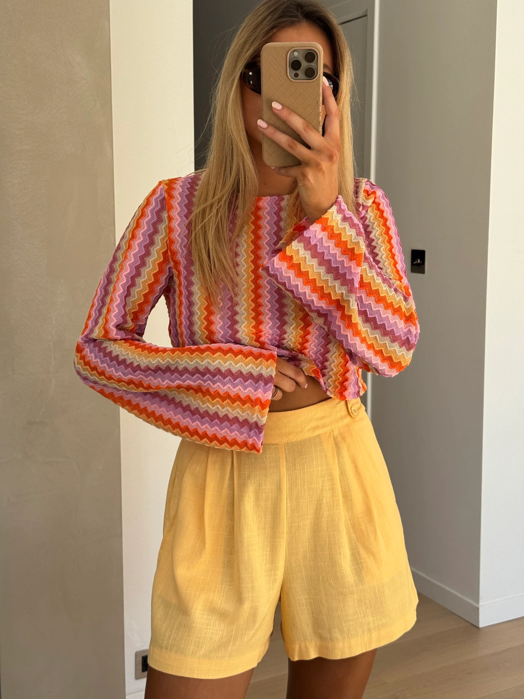 Yellow Lison Shorts - Image 9