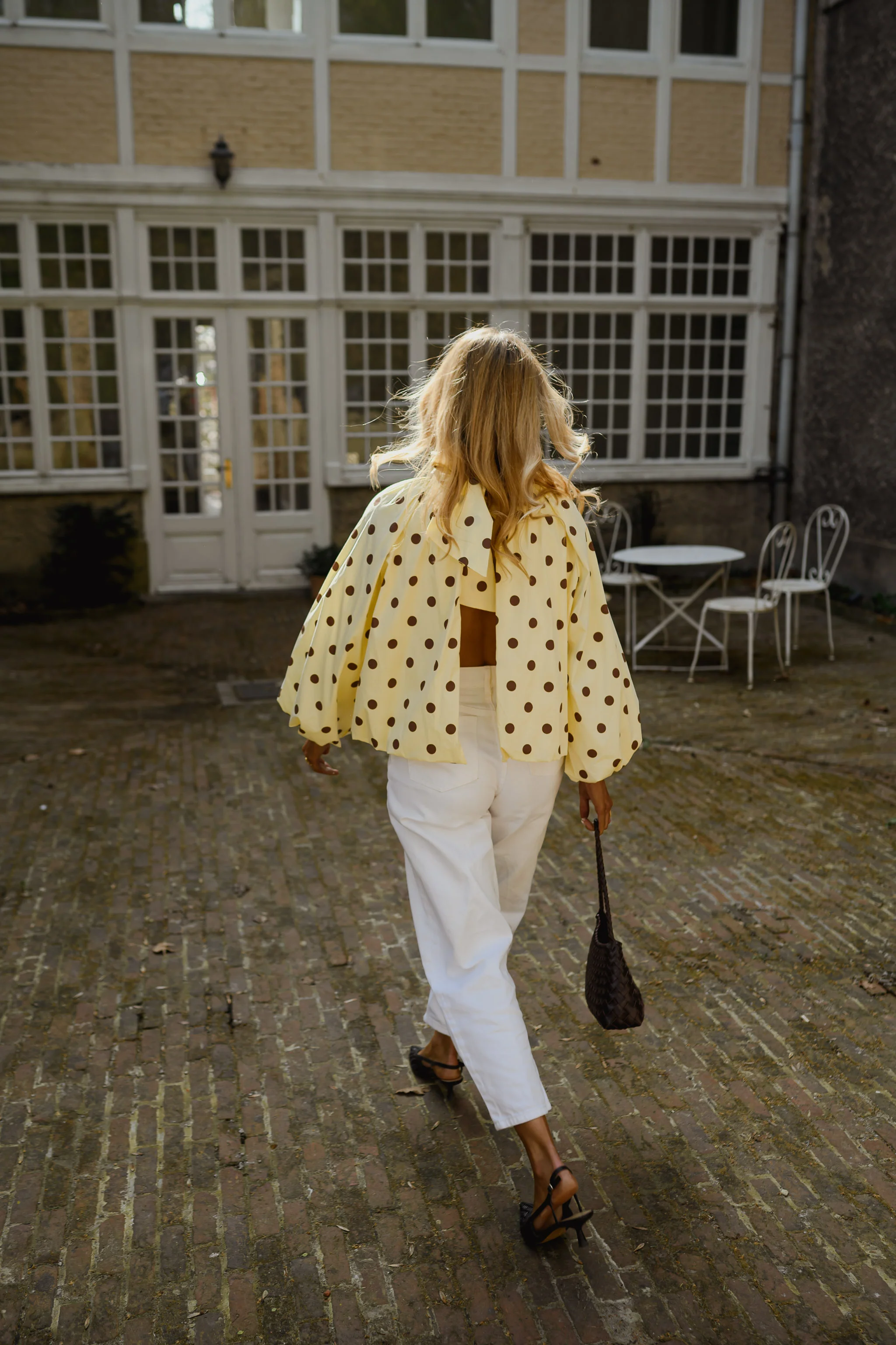 Yellow Polka Dot Laurya Blouse - Image 6