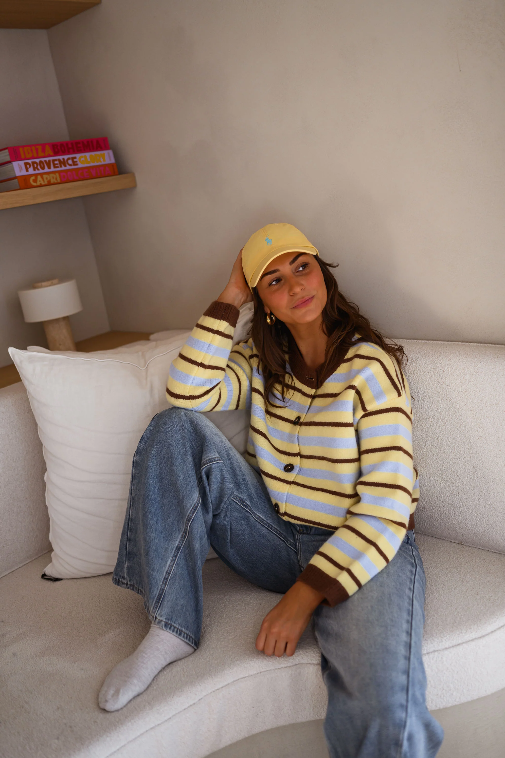Yellow Striped Bianca Cardigan - Image 14