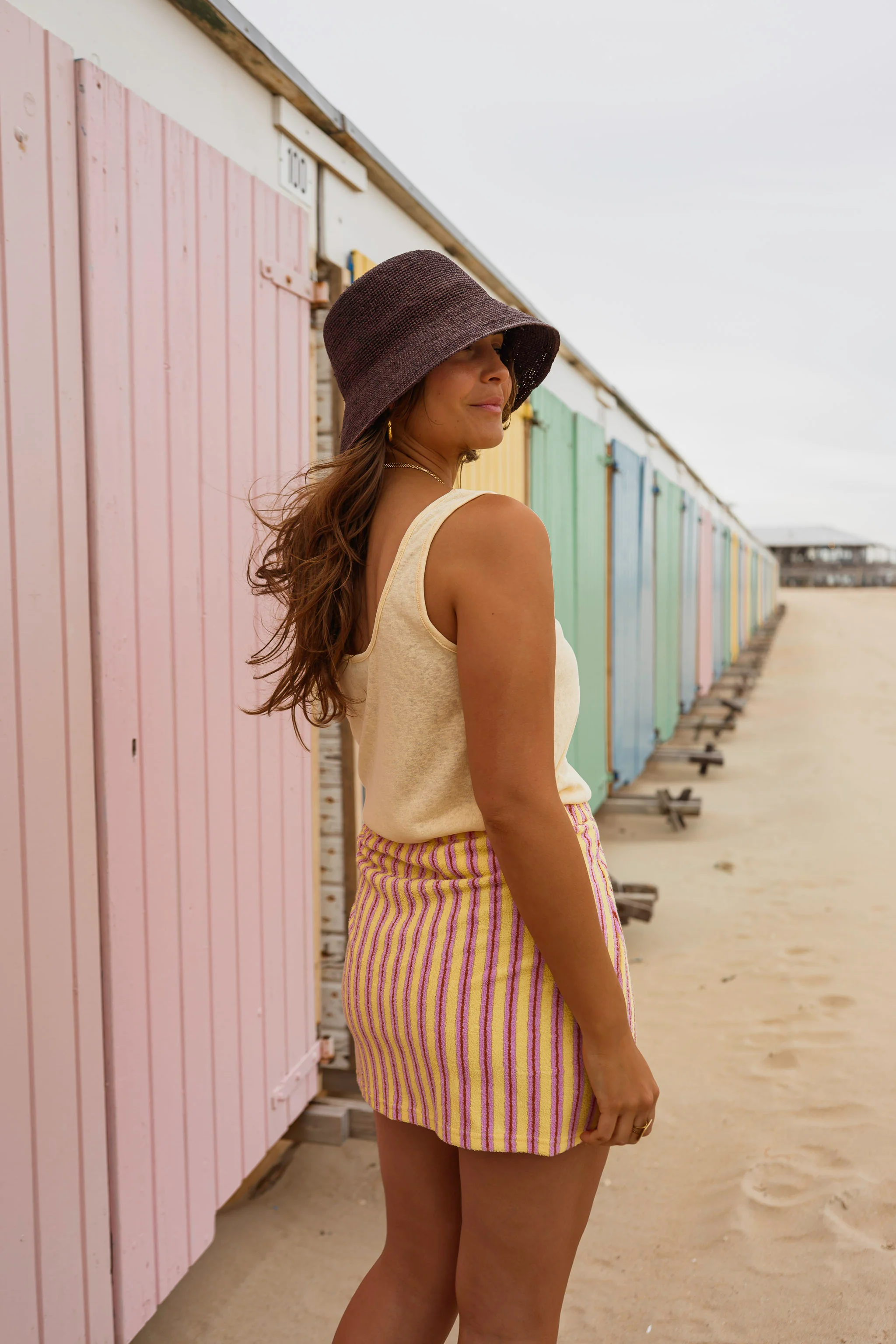 Yellow Striped Maisy Skirt - Image 13